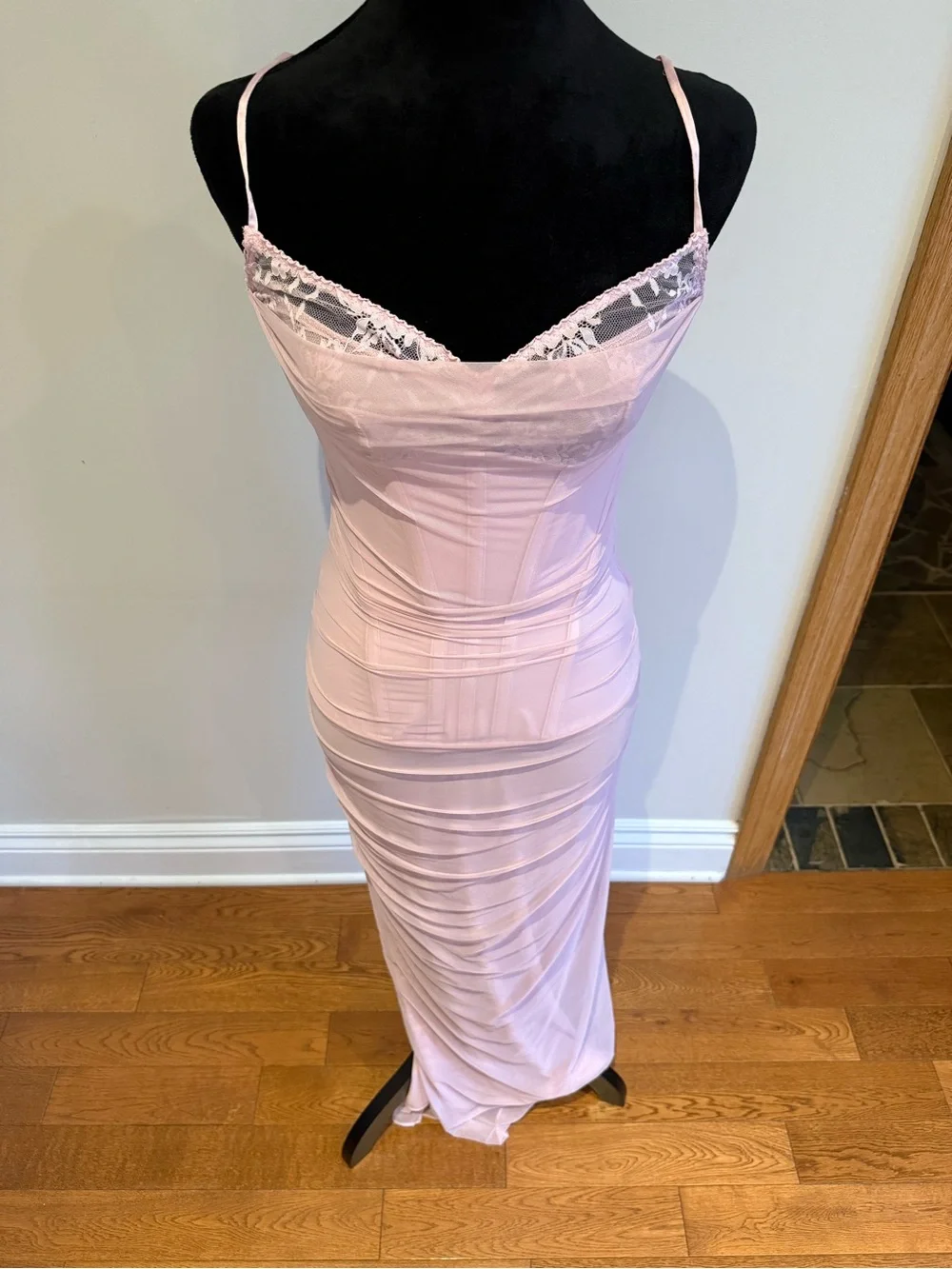House of CB Nalini Cotton Candy Corset Maxi Dress - Picture 5 of 7
